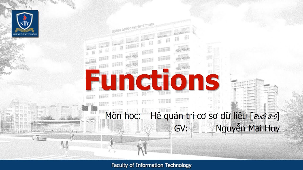 Sql Server Lecture 07 Youtube