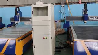 GoodCut 1325 12Sets Cnc Router with 6kw HQD Spindle Leasdshine Servo Motor Ready to Ship