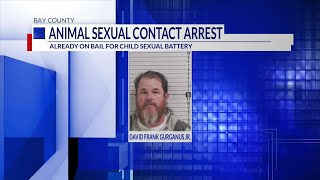 Bay County man arrested for child sex crimes faces new animal cruelty charges