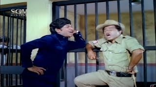 Dr Rajkumar & Balakrishna in Police Station Comedy Scenes | Kannada Movie Best Scene
