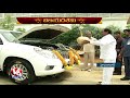 cm kcr celebrates dussehra with family members at pragathi bhavan v6 news