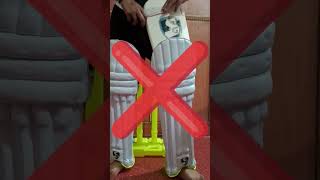 HOW TO WEAR THIGH PADS IN JUST 20 SECOND#cricket #batting #gear #pads #thighpad  #shorts #viral