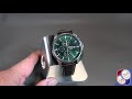 Quick Closeup - a Seiko Chronograph Alarm Date in Green