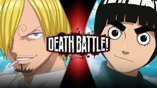 Sanji VS Rock Lee (One Piece VS Naruto) | DEATH BATTLE!