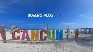 【Bowen’s Vlog】 Cancun坎昆短片-打卡世界前十的著名海滩 |【墨西哥旅拍】