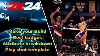 NBA 2K24 Badges for Shot creator Build