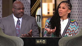 Candace was not a fan of Shaq's All-Star Predictions 😂 | NBA on TNT