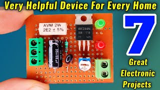 7 helpful Electronic Projects for Beginners