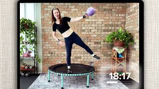 Rebounding Flow: Cardio, Balance \u0026 Yoga - Rebounding Harmony - Cardio Zen Bounce