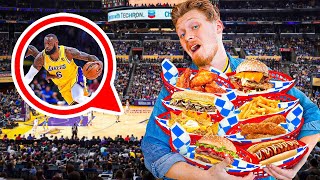 I Ate EVERYTHING At An NBA GAME!