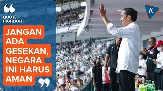 Jelang Pilpres 2024, Jokowi Ingatkan Harus Jaga Stabilitas Politik