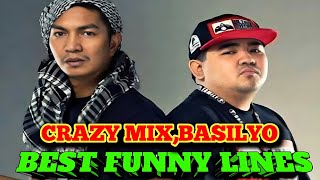 FLIPTOP CRAZY MIX ,BASILYO BEST FUNNY LINES😂😂