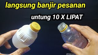 BANYAK TETANGGA YANG PESAN ‼️ kerajinan dari lampu bekas