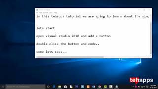 How to create a message box in visual basic | How to make a message box in Visual Basic 2008-2010