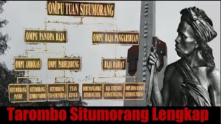 Tarombo Marga Situmorang Sipitu Ama Lengkap