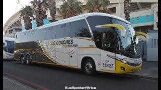 Marcopolo New G7 Paradiso 1350 || Volvo B11R || Eldo Coaches B920 Leaving Grahamstown