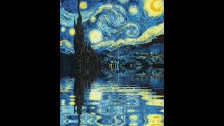 【Art Gallery】Vincent Willem van Gogh 梵高名畫《星夜》 \