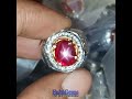 sold out hq natural star red ruby 2.28ct mirah windusari