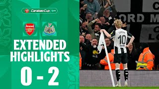 Arsenal vs Newcastle 0-2 | 2025 Carabao Cup | Match Highlights