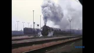 DDR 1978 Halberstadt Bahnhof Damals .Dampflokomotiven im Einsatz