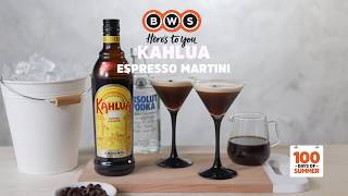 Kahlua Espresso Martini Cocktail Recipes | BWS