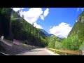 driving in julian alps of slovenia 2020