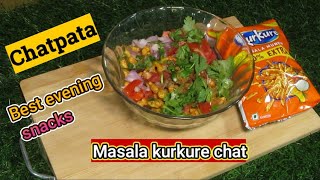 Best Evening snacks 👌|| Chatpata Kurkure Recipe at home❤️|| Kurkure Bhel ||
