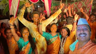 भावाच्या हळदीला आम्ही केला धमाल डान्स 😍 | Kokan Village Haldi Dance | S For Satish | Ambavali, Kokan