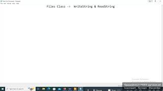 Java 11 feature - writeString & readString methods in Files class