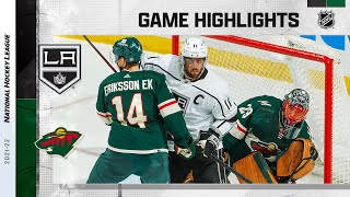 Kings @ Wild 4/10 | NHL Highlights 2022