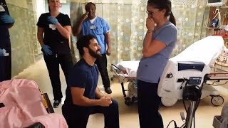 Boyfriend Arrives In Ambulance With Fake Emergency For Surprise Proposal To Nurse