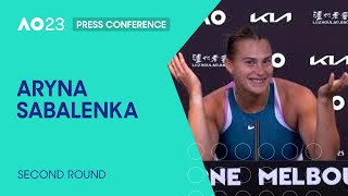 Aryna Sabalenka Press Conference | Australian Open 2023 Second Round