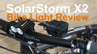 Solarstorm X2 bike light review