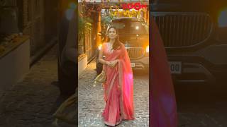 Mira Rajput STUNS in a saree as she arrives for Karwa Chauth celebration at Anil Kapoor's house 😍