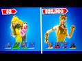 $2 vs $20,000 Fortnite Account!