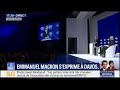 Macron ironise sur Trump à Davos: 