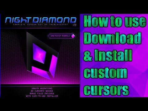 How To Download & install Custom mouse Cursor In Windows Pc | Hindi!!