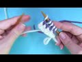 How to knit with two colors The Bird’s Eye stitch (super easy to do) - So Woolly