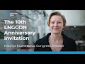 The 10th LNGCON Anniversary Invitation | Natalya Kuznetsova, Congress Director