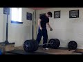 280kg deadlift @92kg no belt