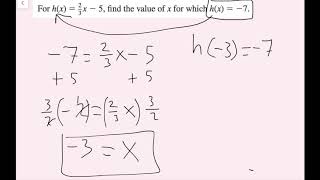 Function Notation (3.3 Big Ideas Math - Algebra 1)