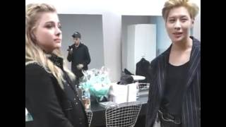 160305 Taemin and Chloe Moretz