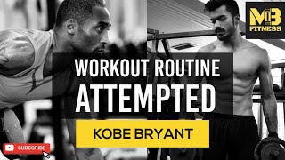 KOBE BRYANT | Attempted Celebrity Workout routine | Kobe Bryant Weight training | Mamba Mentality