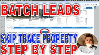 ✅ How To Skip Trace A Single Property In Batch Leads 🔴