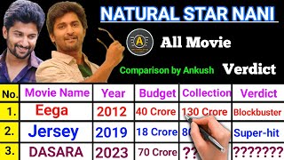 Nani All Movie Verdict 2022 || Nani All Hit and Flop Movies List With Box Office Collection