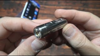 JetBeam Mini One Kit Chain Flashlight Review! With UV!