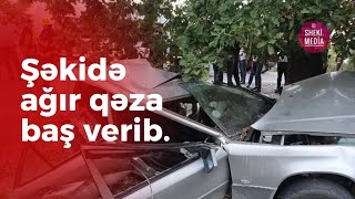 Şəkidə ağır qəzada bir ailənin 4 üzvü həyatını itirib.