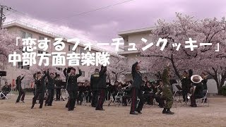 AKB48「恋するフォーチュンクッキー」　中部方面音楽隊　伊丹駐屯地　桜フェスタ