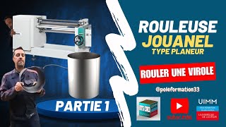 ROULEUSE Type Planeur - Roulage d'une virole