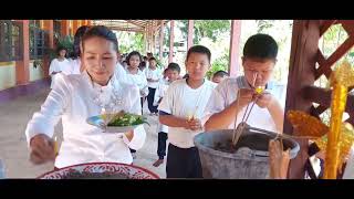 โรงเรียนบ้านโนนงามอุดมวิทย์จัดการเรียนการสอนตามปรัชญาของเศรษฐกิจพอเพียงเข้ากับวันสำคัญทางพุทธศาสนา